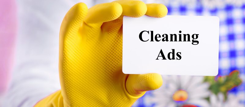 cleaning ads