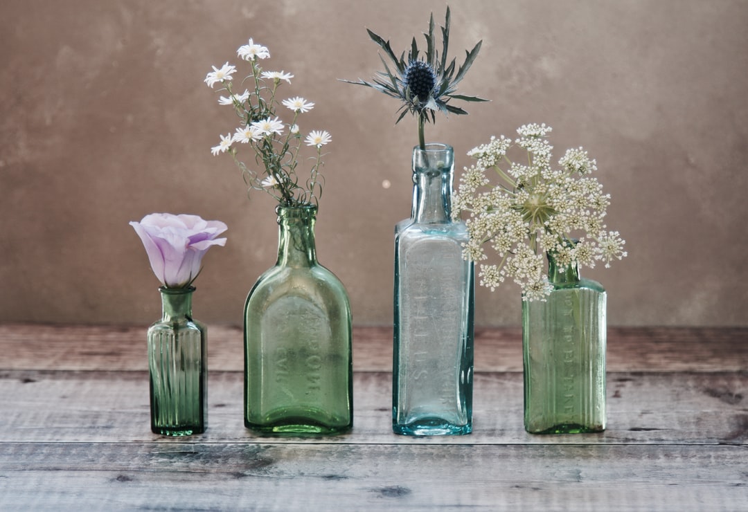 Decorating with Glass Bottles